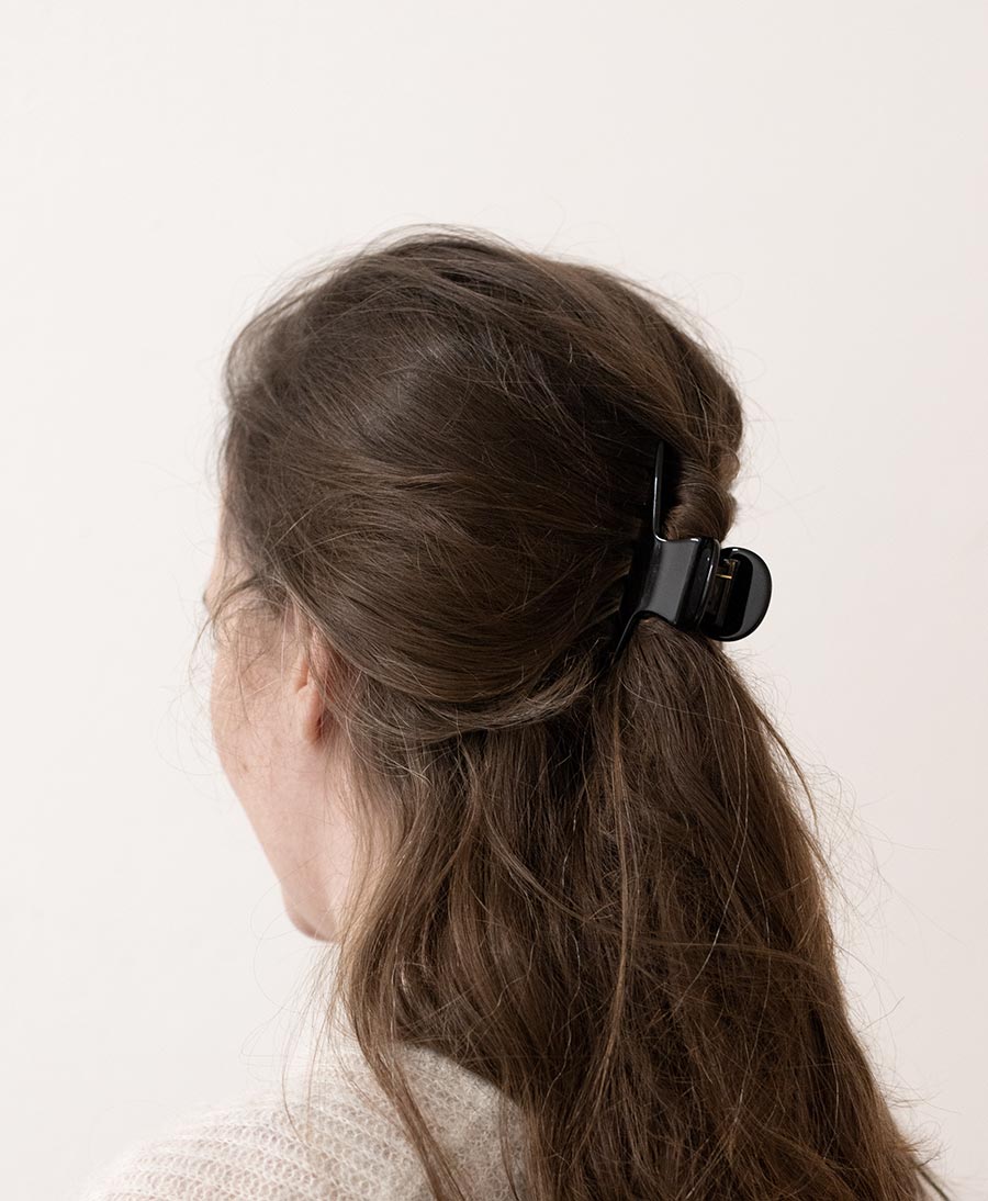 Haarklammer IVY aus Acetat - schwarz - Clomes - clomes