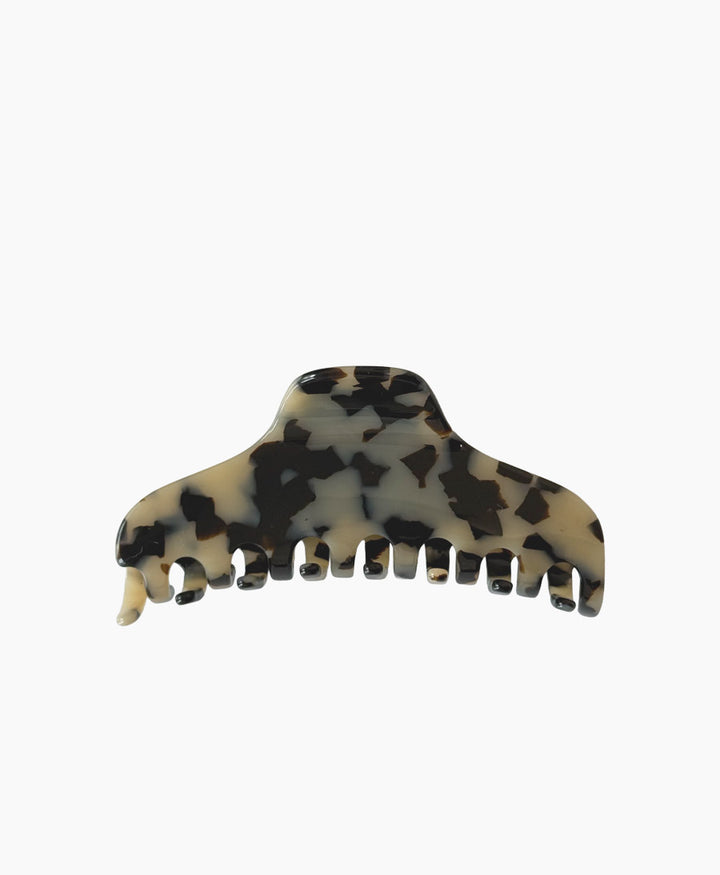 Haarklammer CLAIRE (L) aus Acetat - Helles Tortoise
