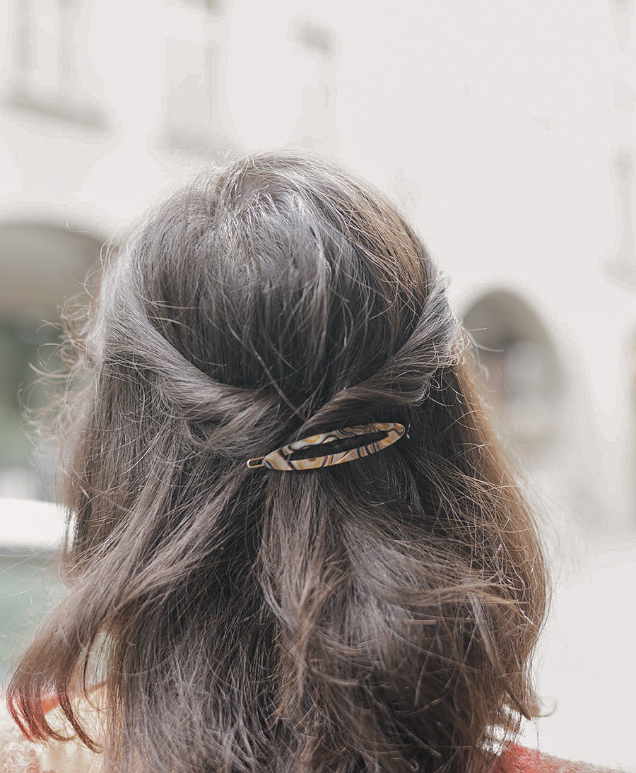 Haarclip FELICITA aus Acetat - Onyx