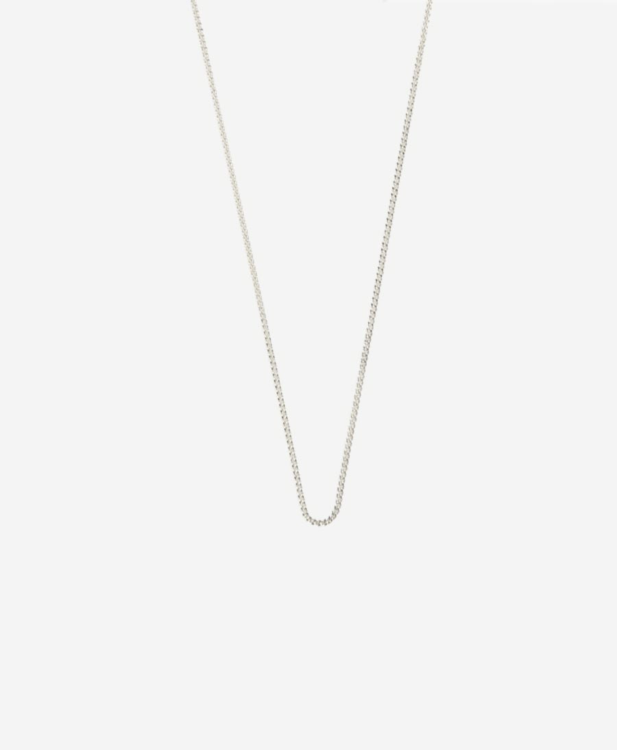 Halskette Curb 45 - 50cm - Sterling Silber - Clomes - clomes