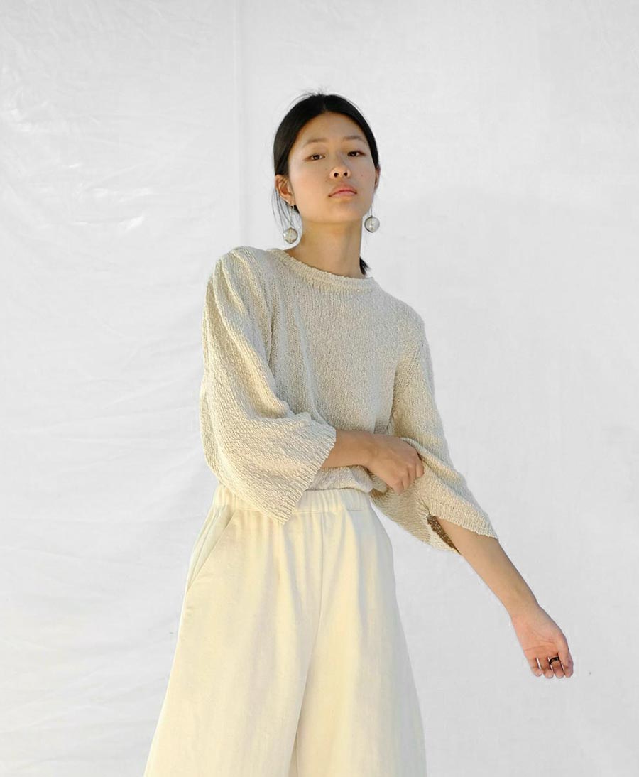 Heller Strickpullover "Mira Sweater" - Secondhand - Micaela Greg - clomes