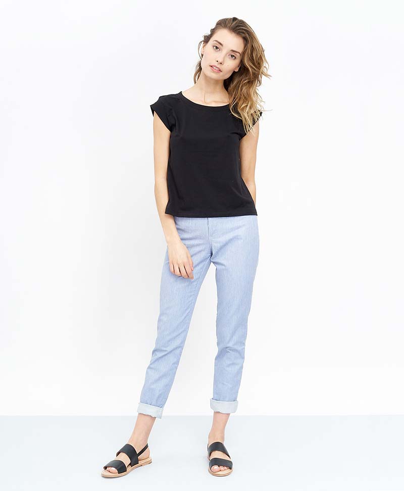 Isla Top - schwarz - JUNGLE FOLK - clomes
