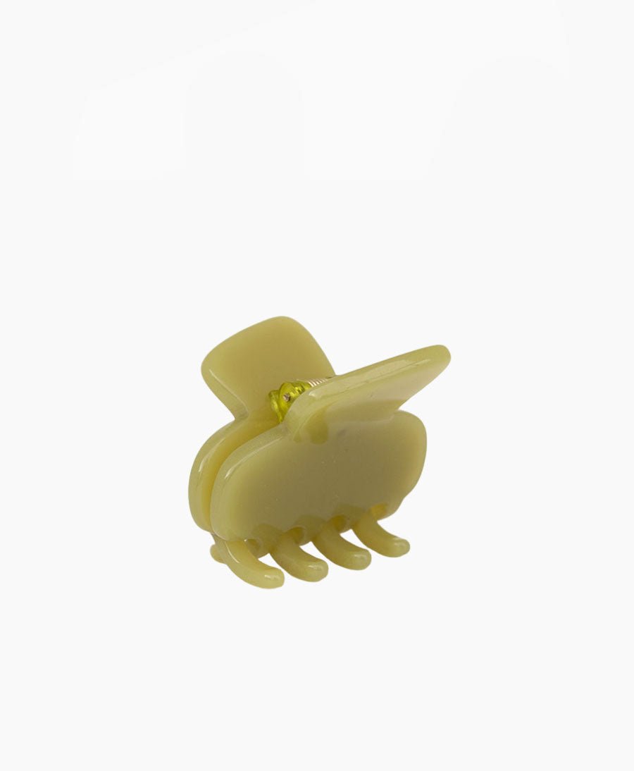 Kleine Haarklammer AGNÈS SMALL aus Acetat - Kiwi - Clomes - clomes