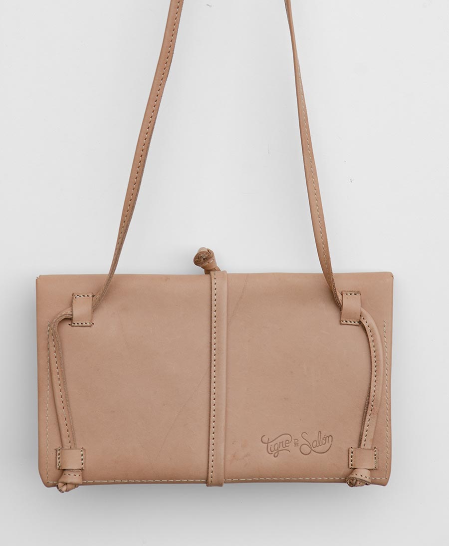 Kleine Tasche "Volar" aus Leder - Secondhand - Tigre de Salon - clomes