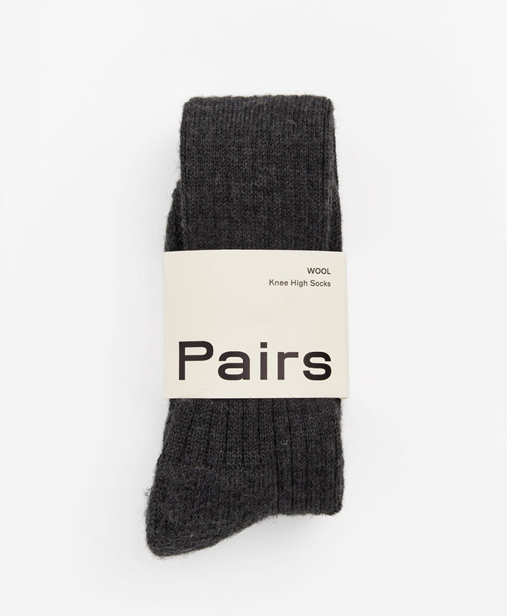 Kniesocken / Kniestrümpfe - Anthrazit