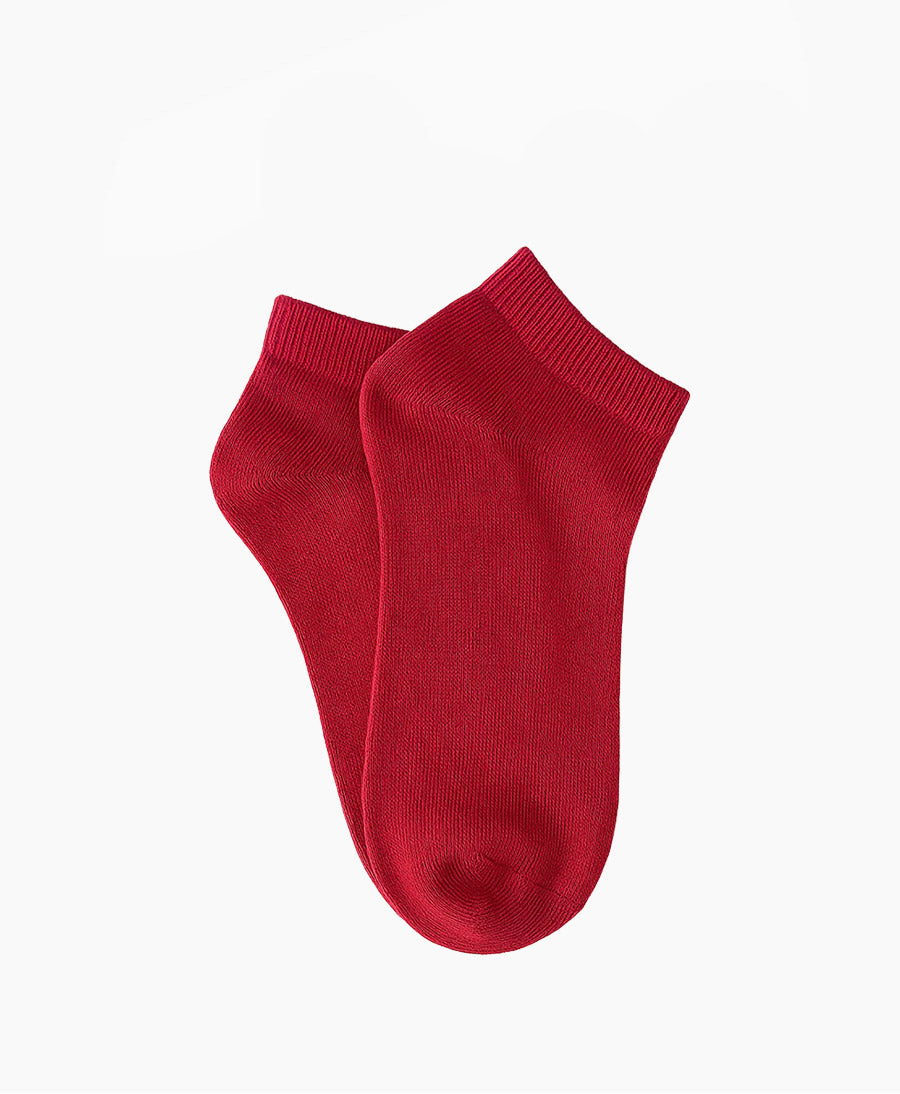 Knöchelsocken Lyocell - Rot