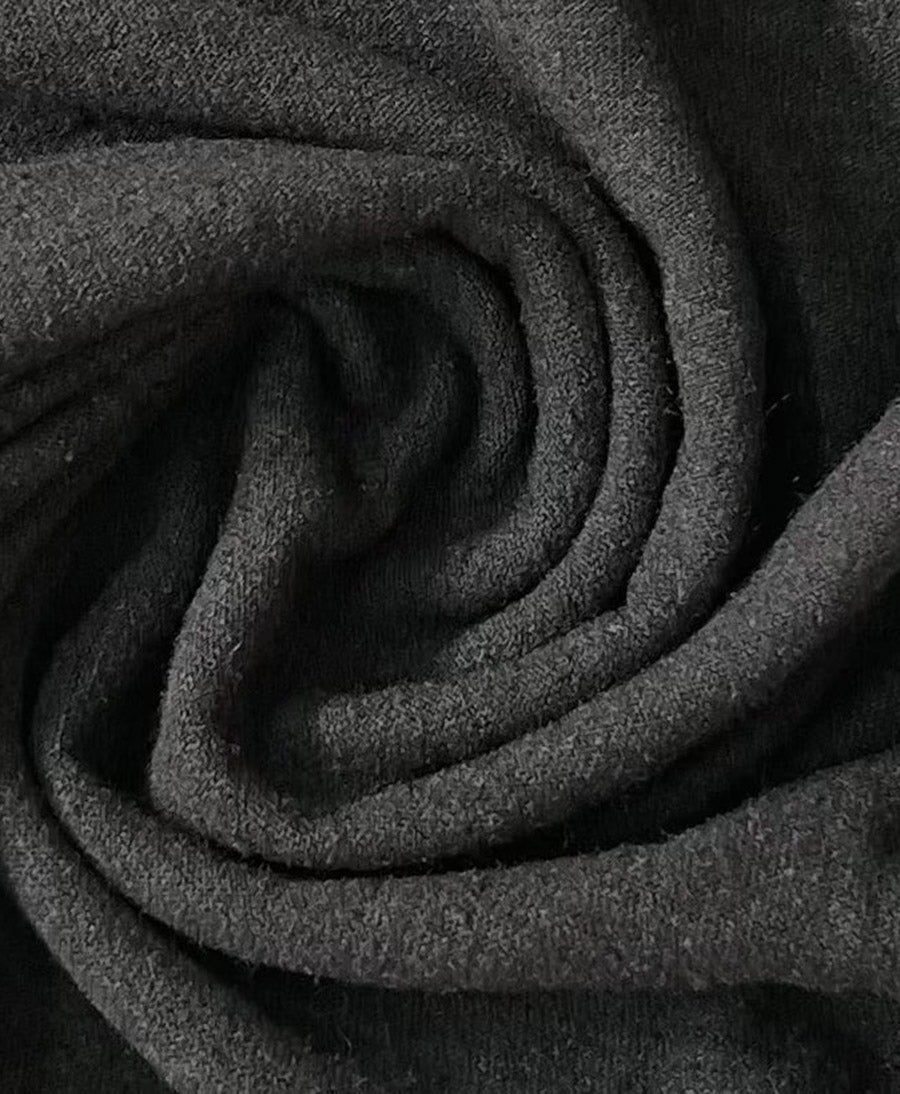 Langarm - Shirt aus Seide - Schwarz - LAUDE the Label - clomes