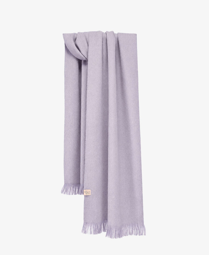 Halstuch Alpaka Schal Slim - Lavender Frost