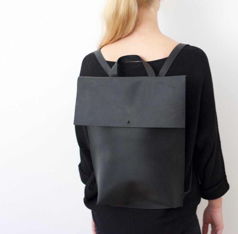 Lederrucksack Schwarz von MATINE - Secondhand - MATINE - clomes