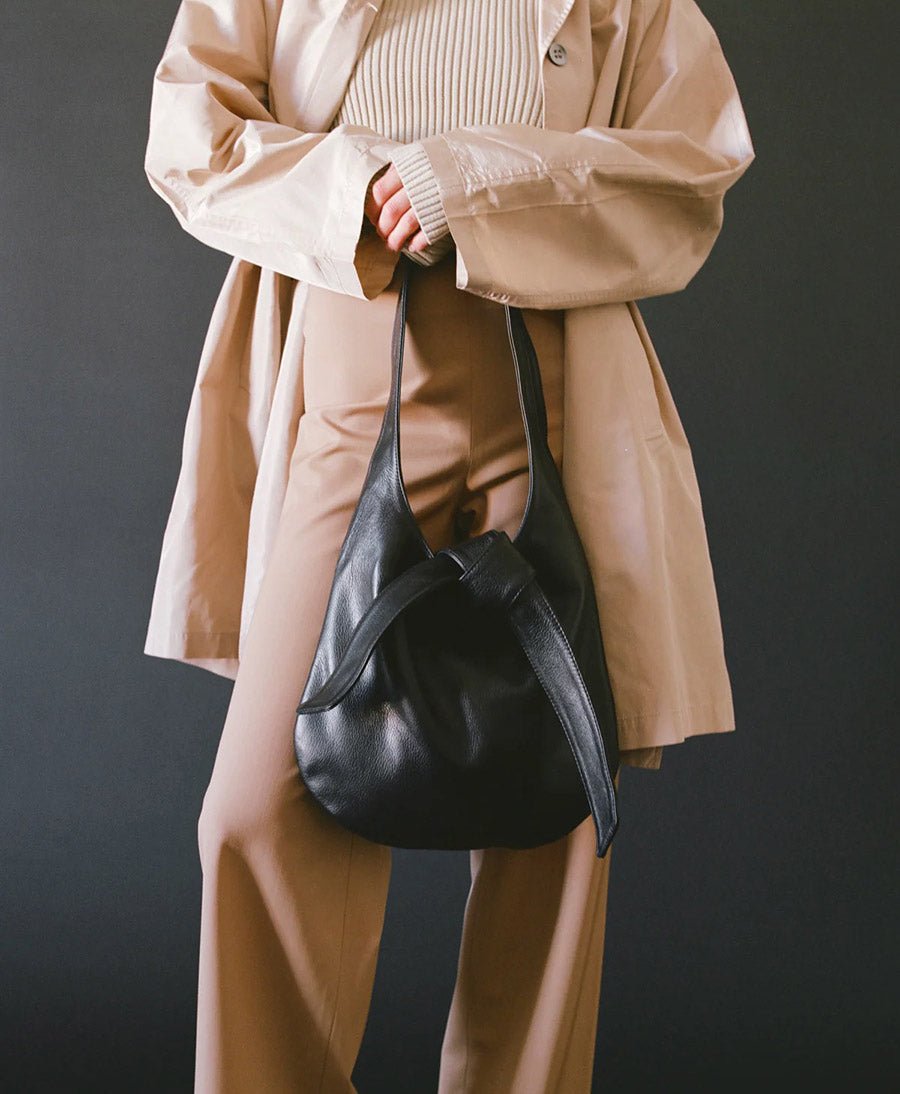Ledertasche MARGOT - Leder, schwarz - Are Studio - clomes