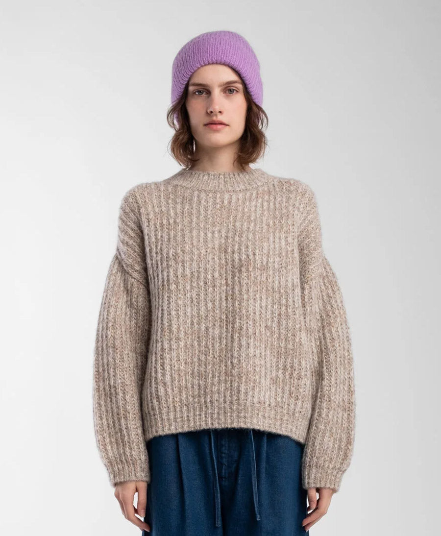 Strickmütze - Violet Brushed Rib Hat