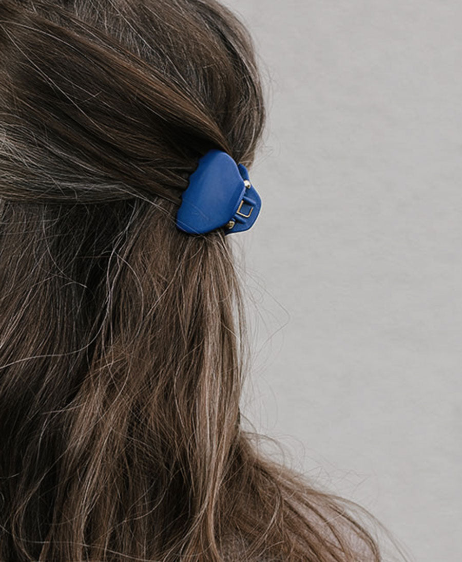 Haarklammer LIV Petite - Mattes Royalblau