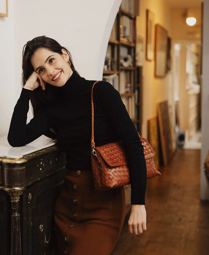 Ledertasche "MADELEINE" - Sienna