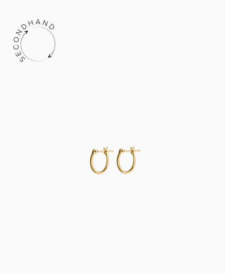 Mini Ohrringe / Creolen aus Echtgold von Trois Petits Points - Secondhand - Trois Petits Points - clomes