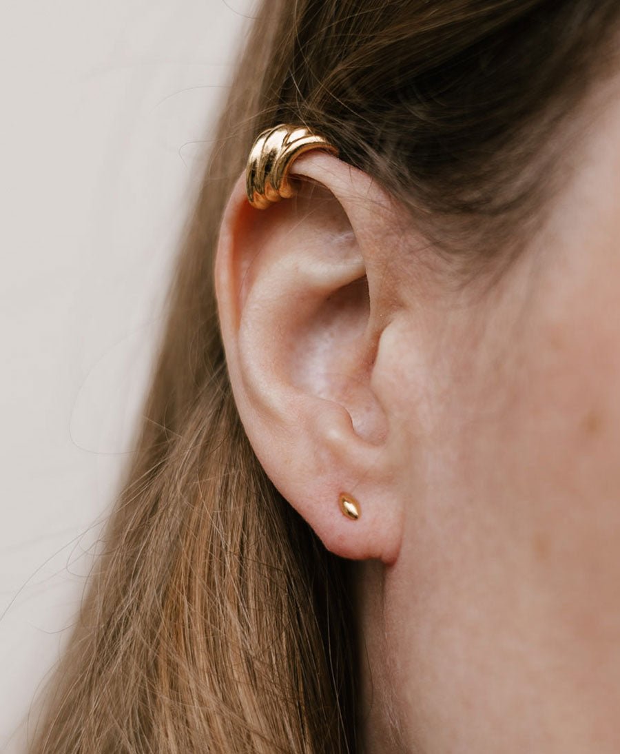 Mini Ohrstecker EBY - Vermeil - Clomes - clomes