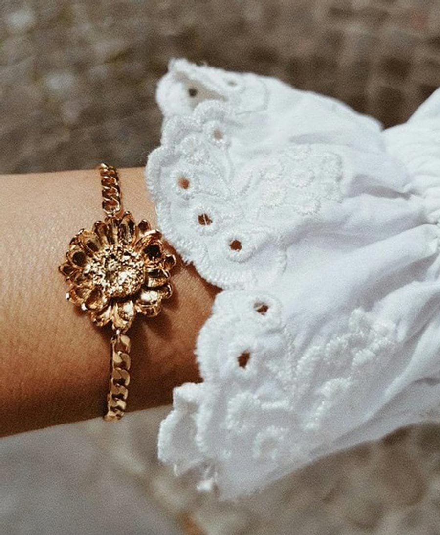 Nessa Bracelet aus vergoldetem Messing - Elise Tsikis - clomes