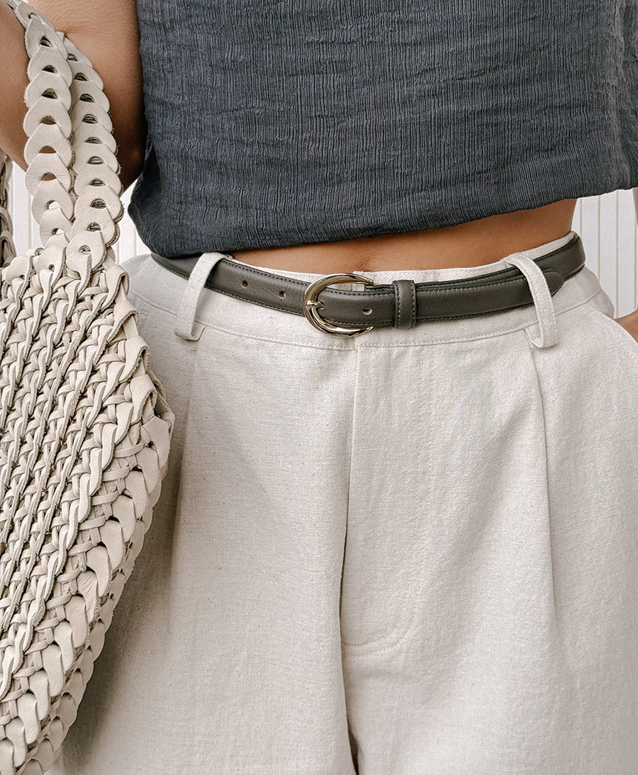 Helle Tasche aus Leder von Bembien - Secondhand