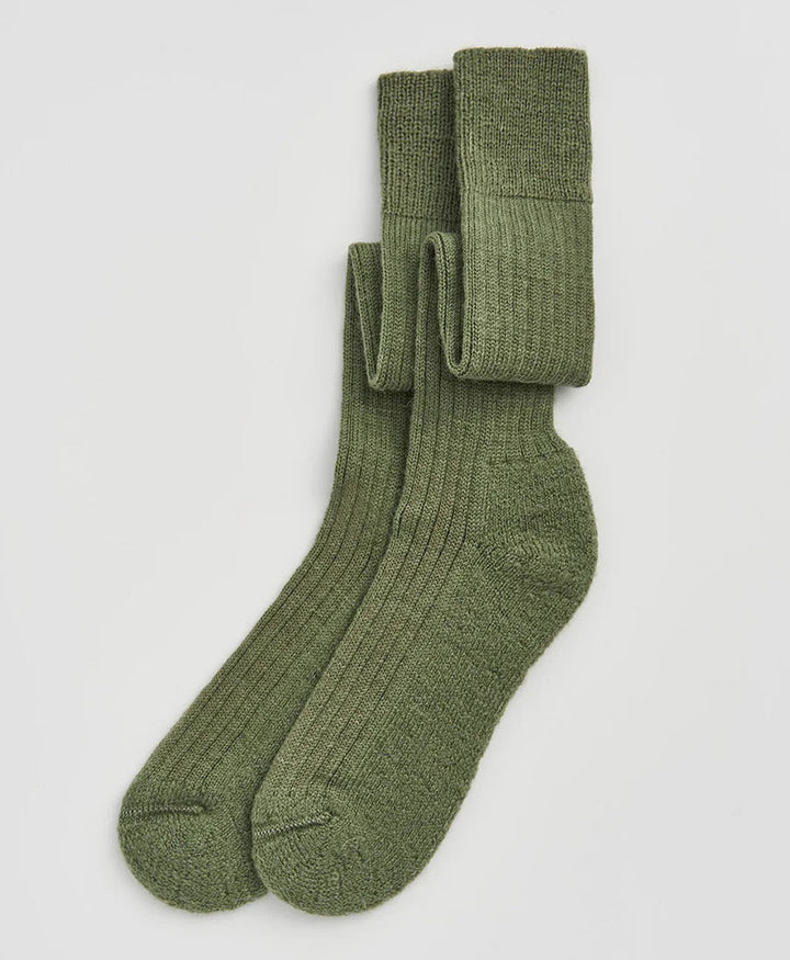 Kniesocken / Kniestrümpfe - Olivgrün