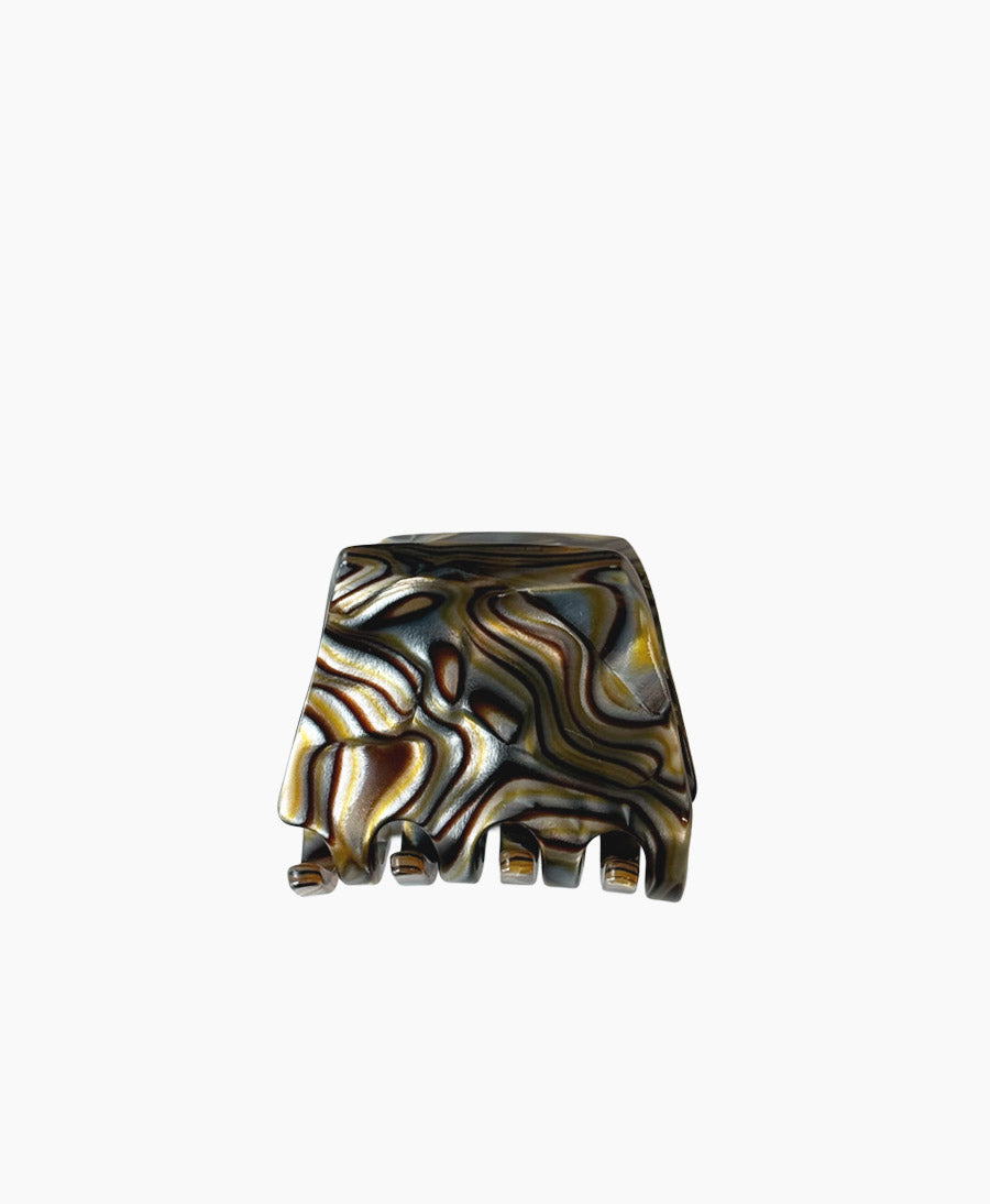 Haarklammer CLEO (S) aus Acetat - Onyx