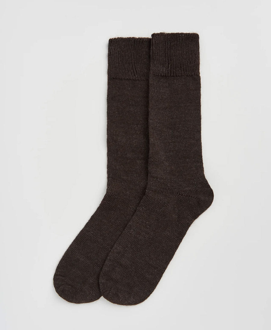 Alpaka Socken - Dunkelbraun