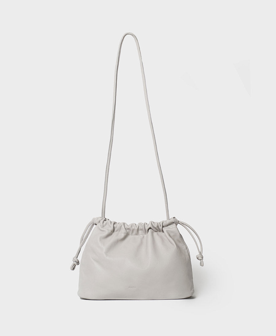 Mittelgrosse Knot Bag aus weichem Leder - Perla