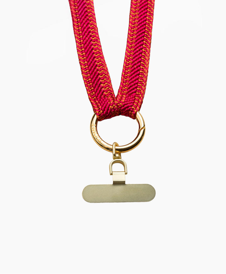 Handykette Phone Chain Set - Pomegranate / Goldig