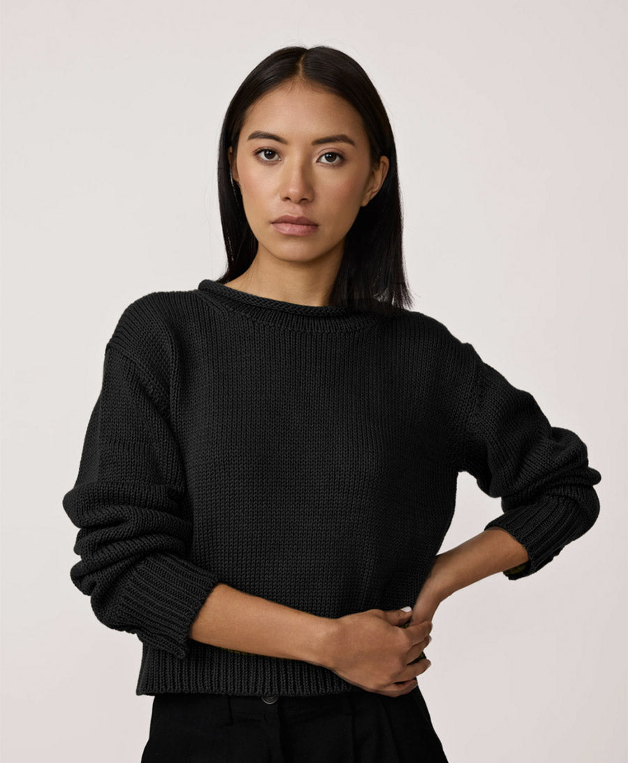 Strickpullover Mare - Schwarz