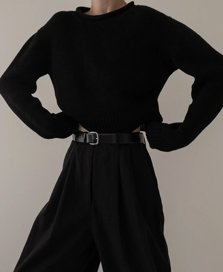 Strickpullover Mare - Schwarz