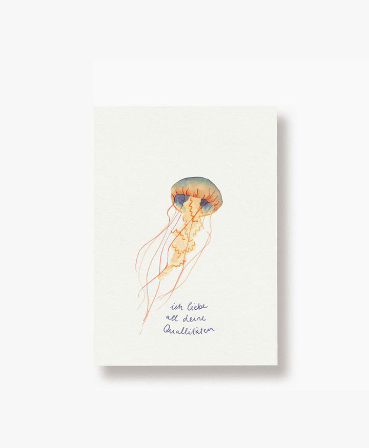 Postkarte "Qualle"