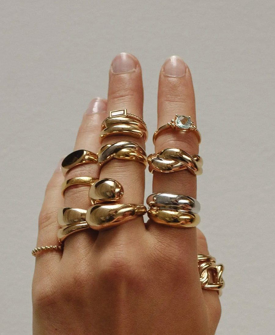Fingerring vergoldet - Telegraph