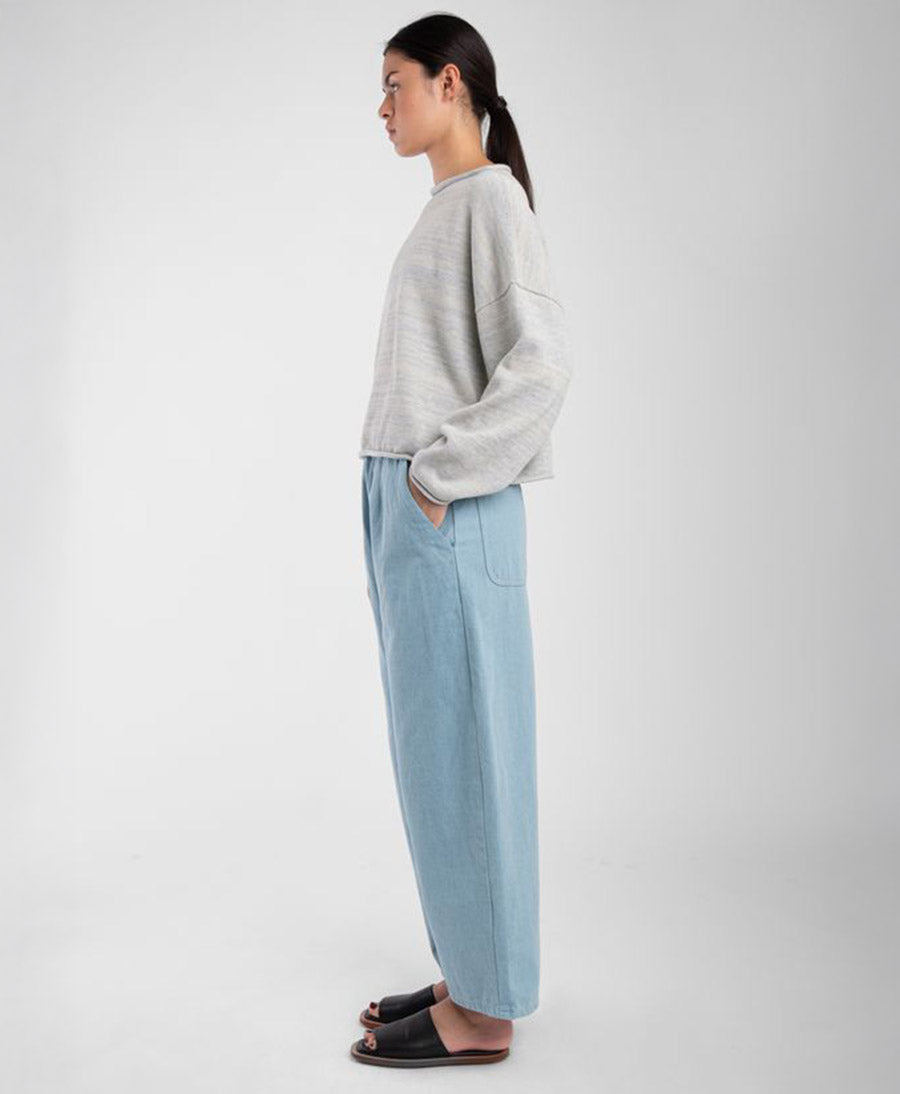 Strickpullover Heather Grey Rolled Sweater - Mehrfarbig