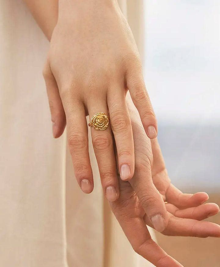 Rosie Fingerring vergoldet