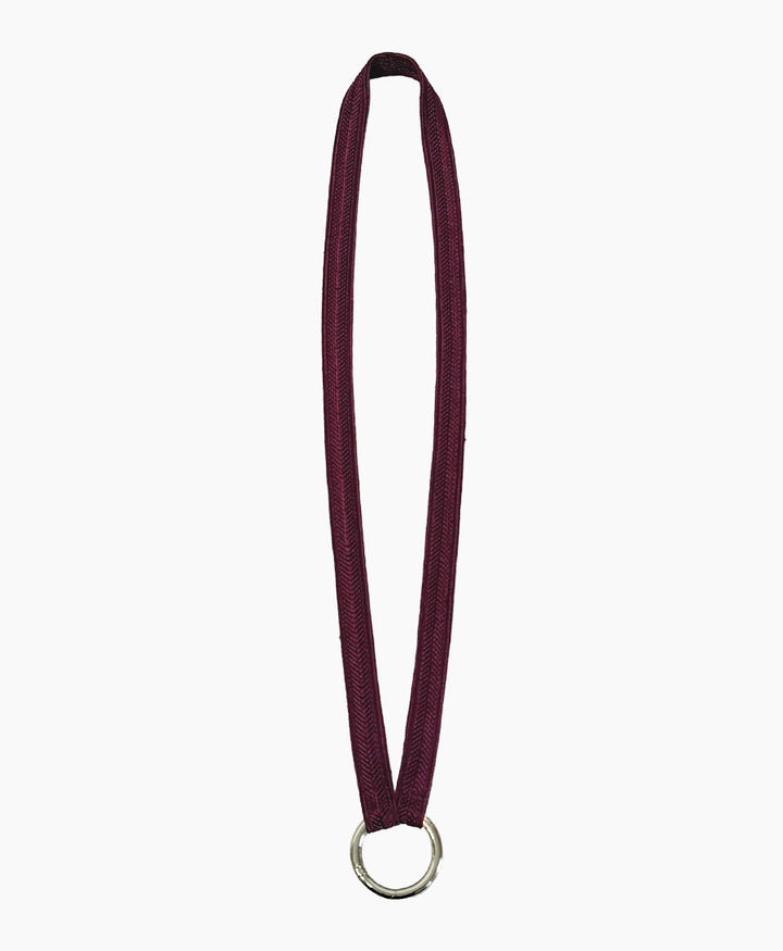 Schlüsselband silbriger Karabiner - Ruby