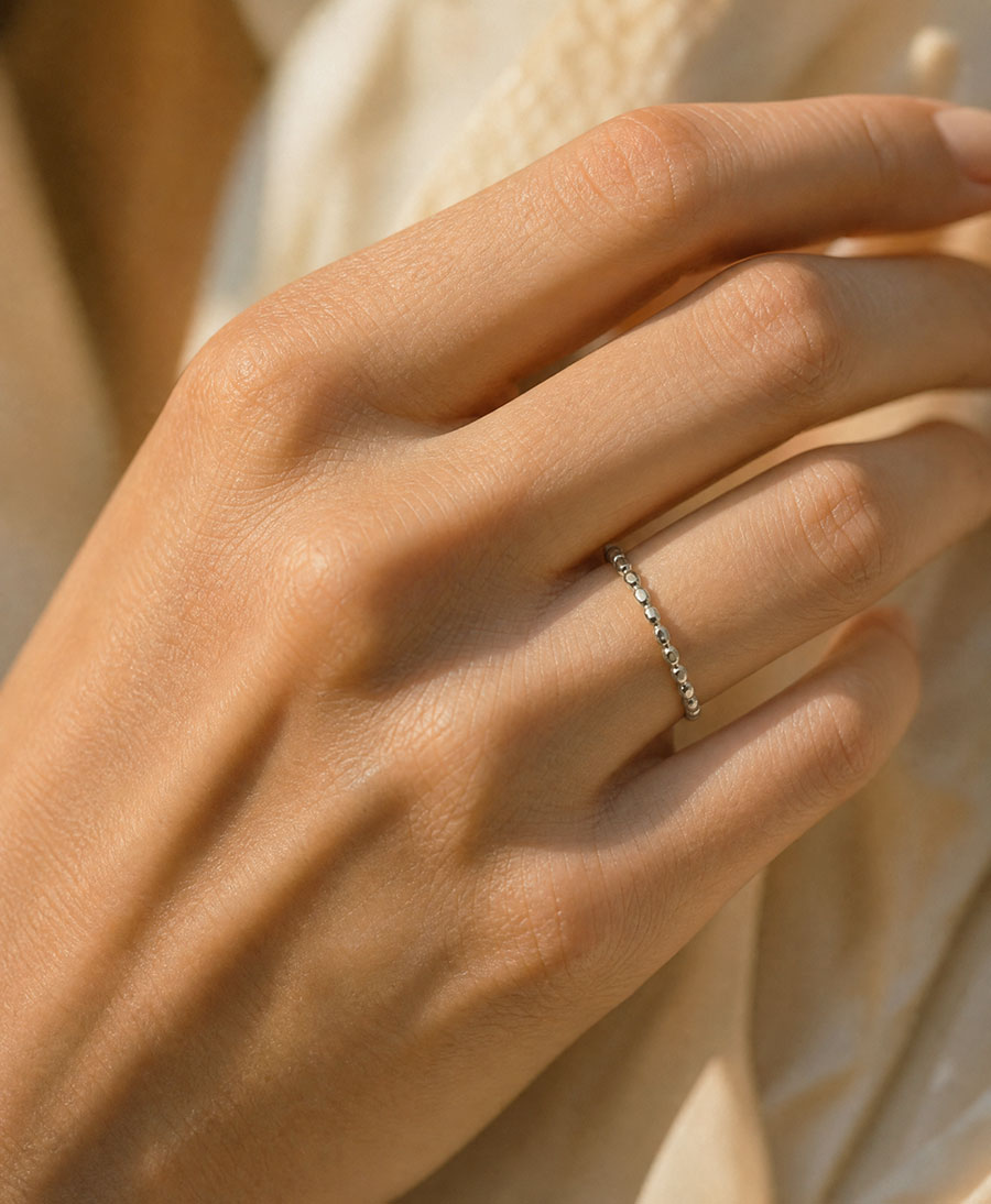 Fingerring LILY - Silber