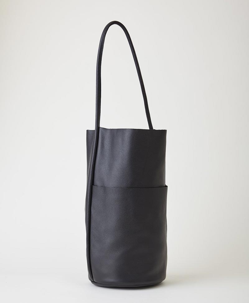 Schultertasche BUOY - Leder, schwarz - Are Studio - clomes