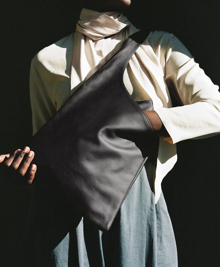 Schultertasche Serra - Leder, schwarz - Are Studio - clomes