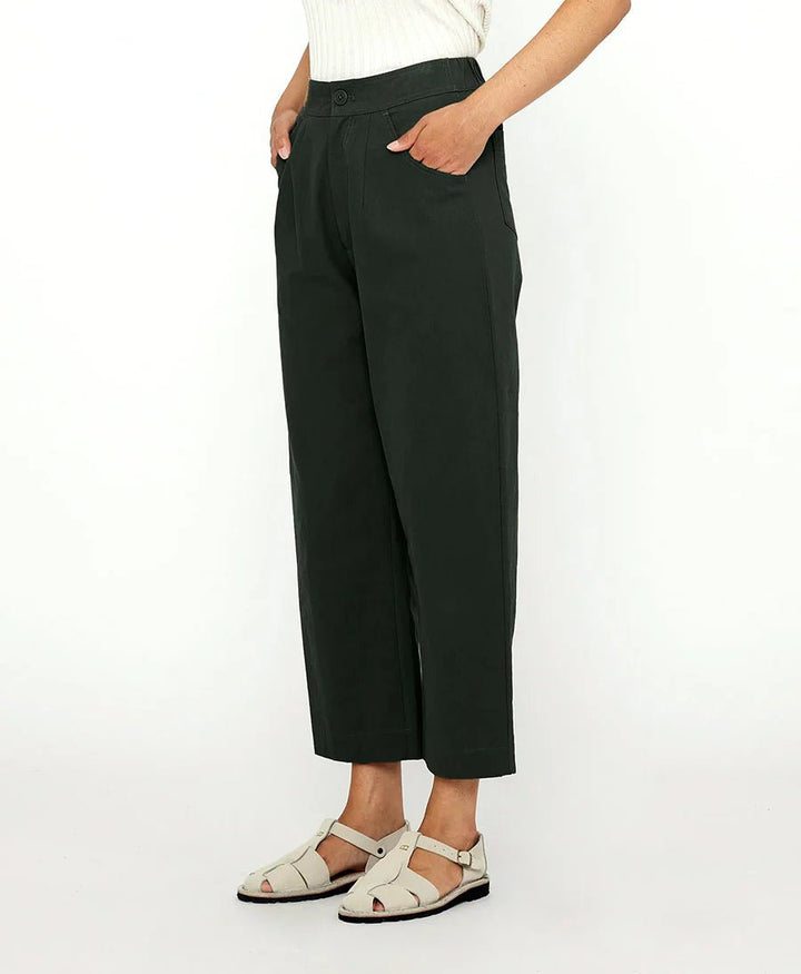 Schwarze Hose "Curved Leg" von 7115 by Szeki (S) - Secondhand - 7115 by Szeki - clomes