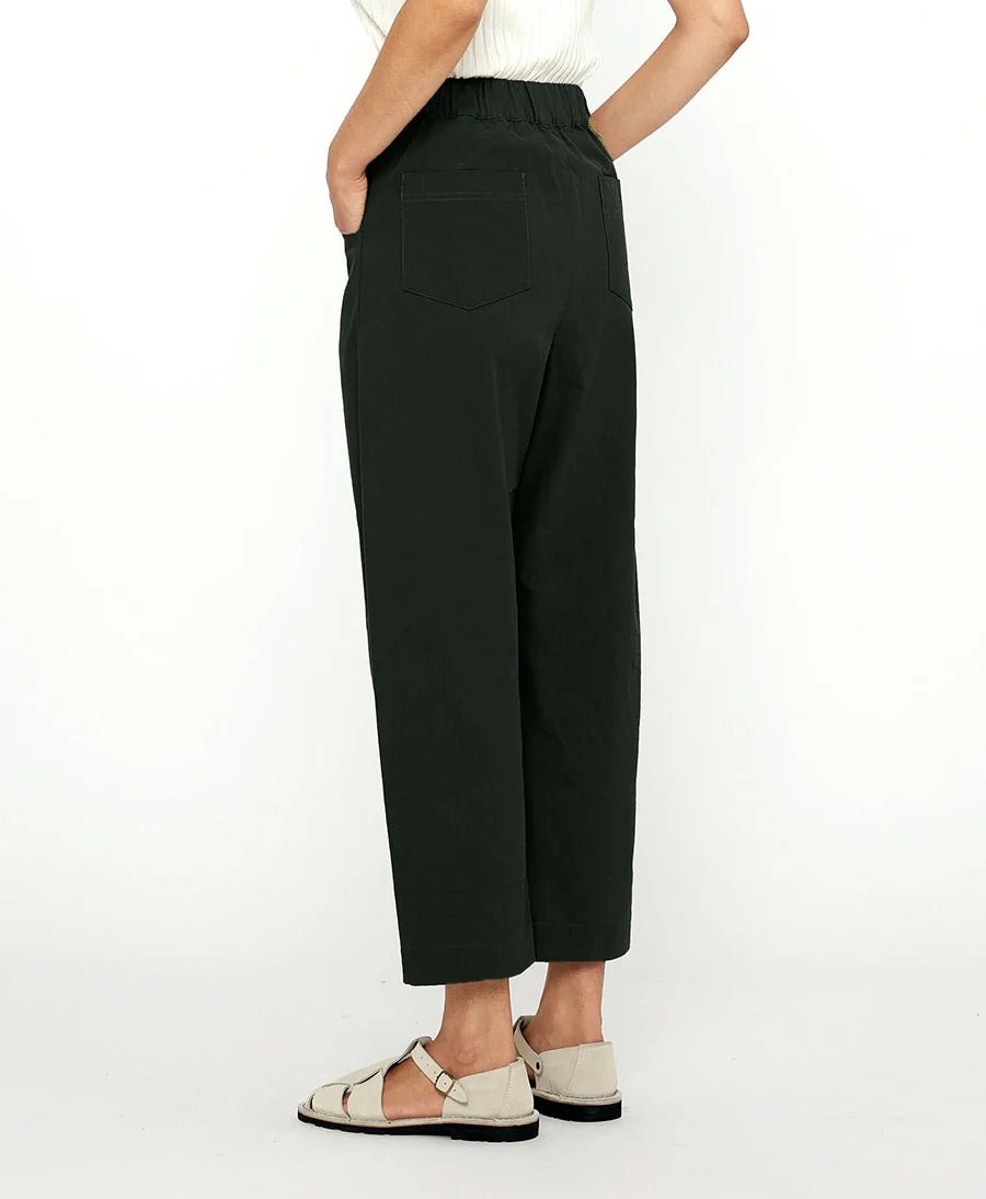 Schwarze Hose "Curved Leg" von 7115 by Szeki (S) - Secondhand - 7115 by Szeki - clomes