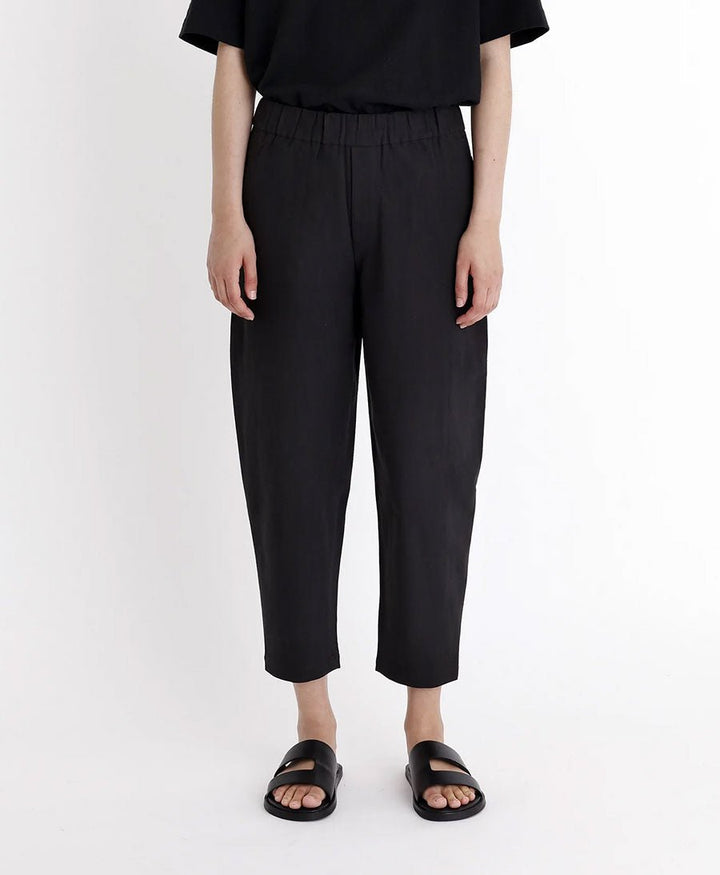 Schwarze Hose "Signature Elastic Pull - Up Trouser" von 7115 by Szeki (M) - Secondhand - 7115 by Szeki - clomes