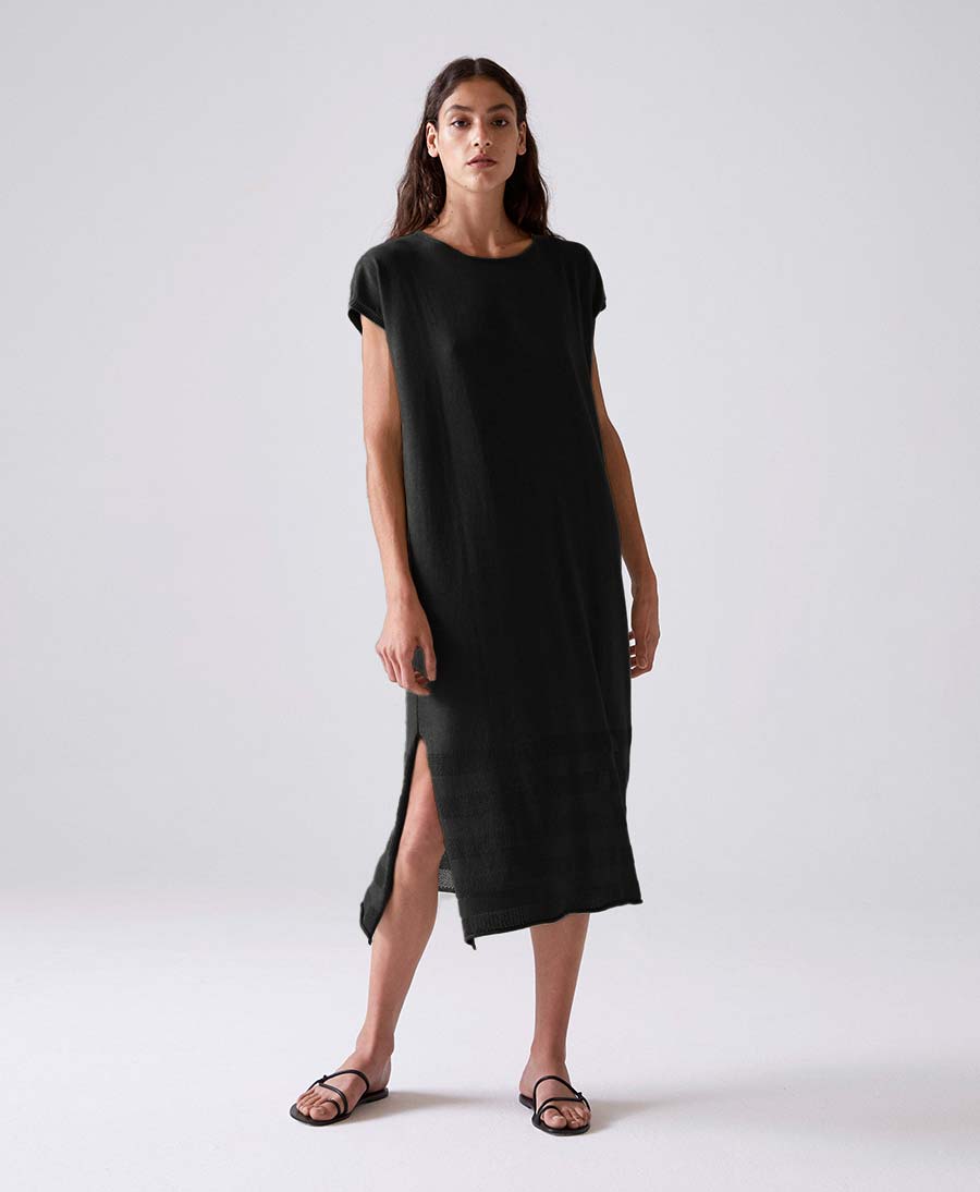 Schwarzes Strickkleid von Diarte - Secondhand - Diarte - clomes