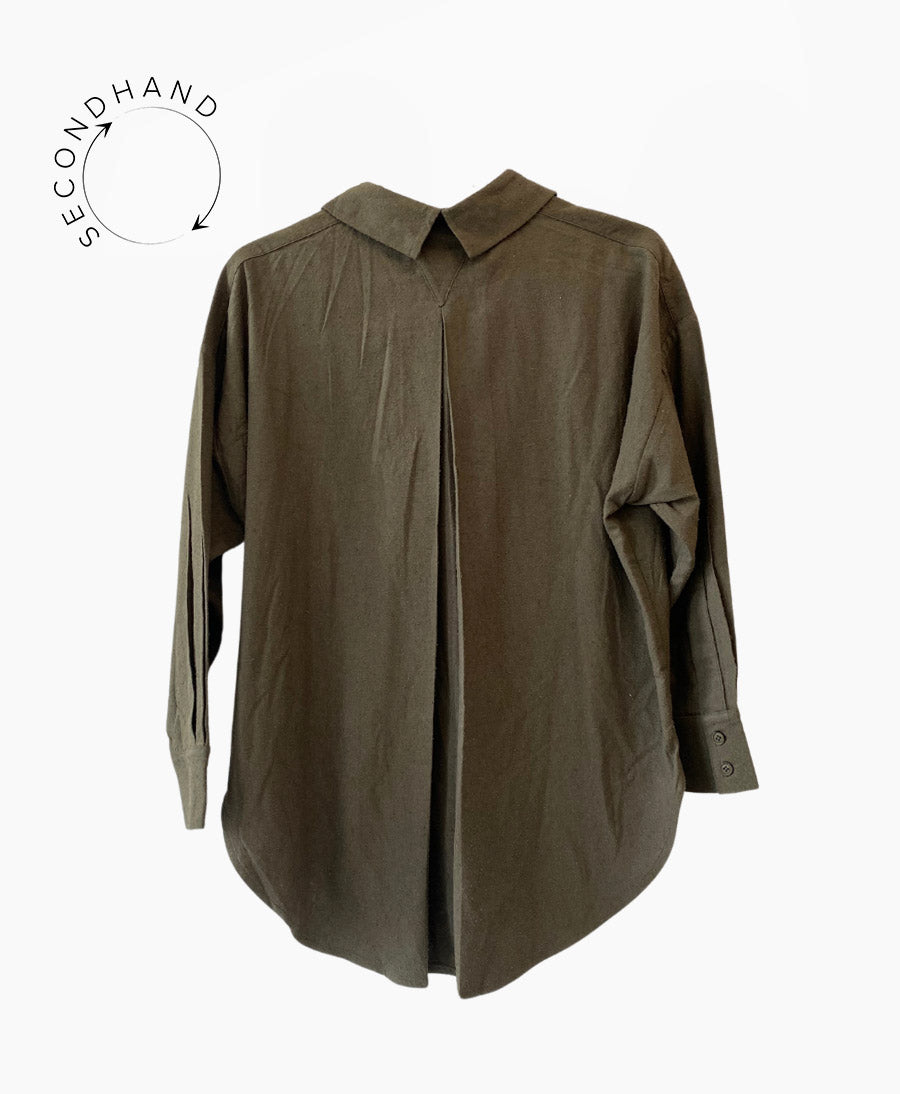 Signature Dolman Shirt (Bluse) Olive von 7115 by Szeki (XS) - Secondhand