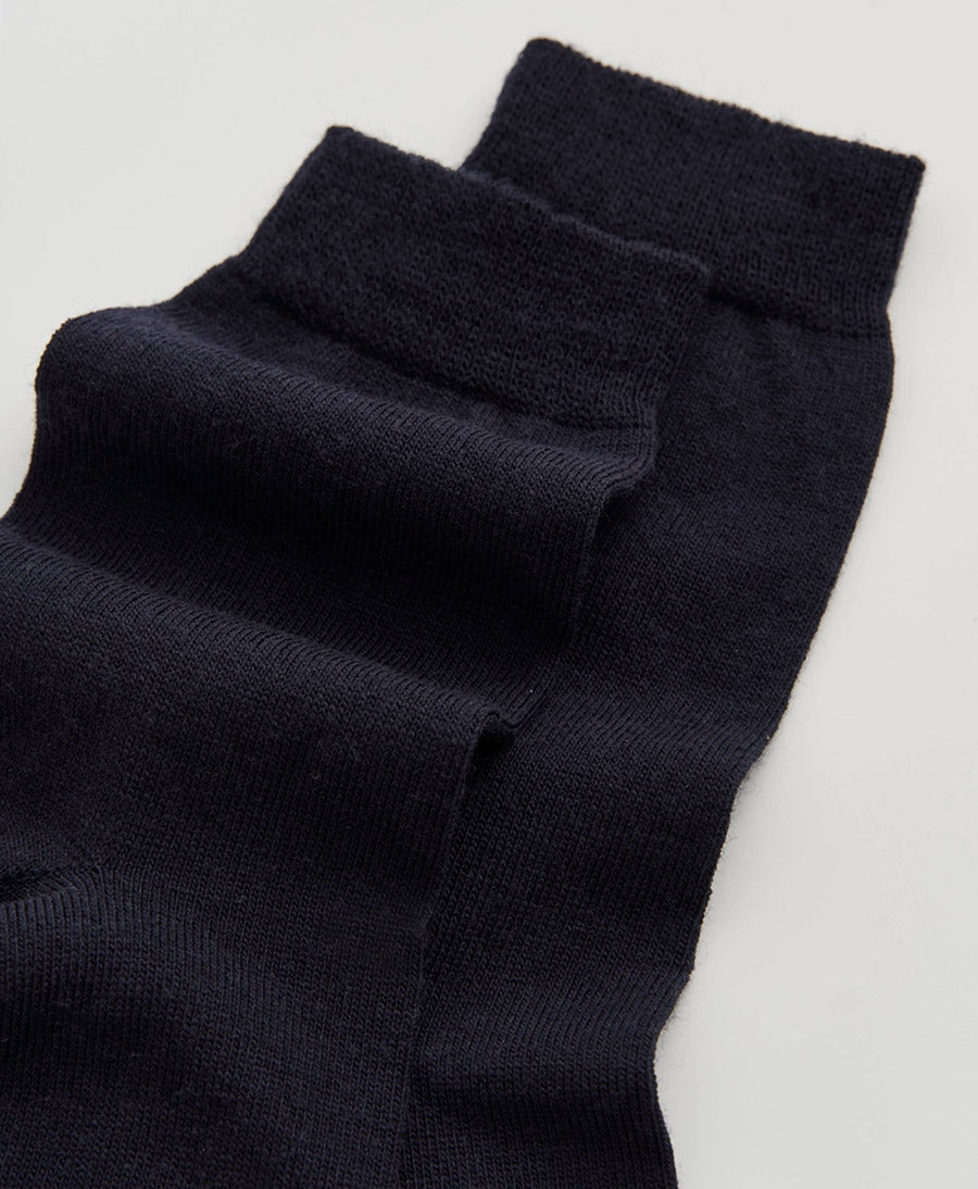 Merino Socken - Tintenblau