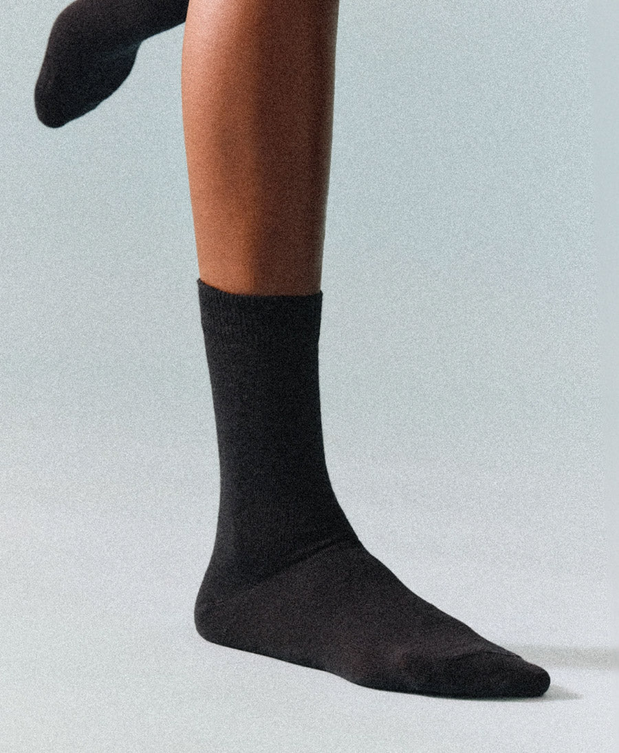 Merino Socken - Schwarz