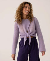Cardigan Kurz Strick The Knotty Ones  in Lila