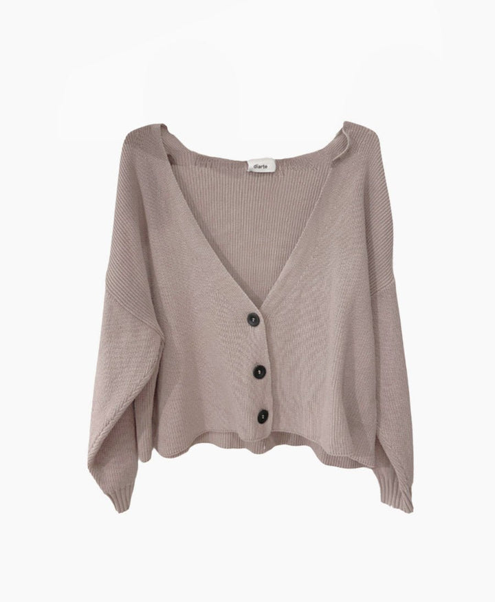 Strickcardigan Taupe von Diarte - Secondhand - Diarte - clomes