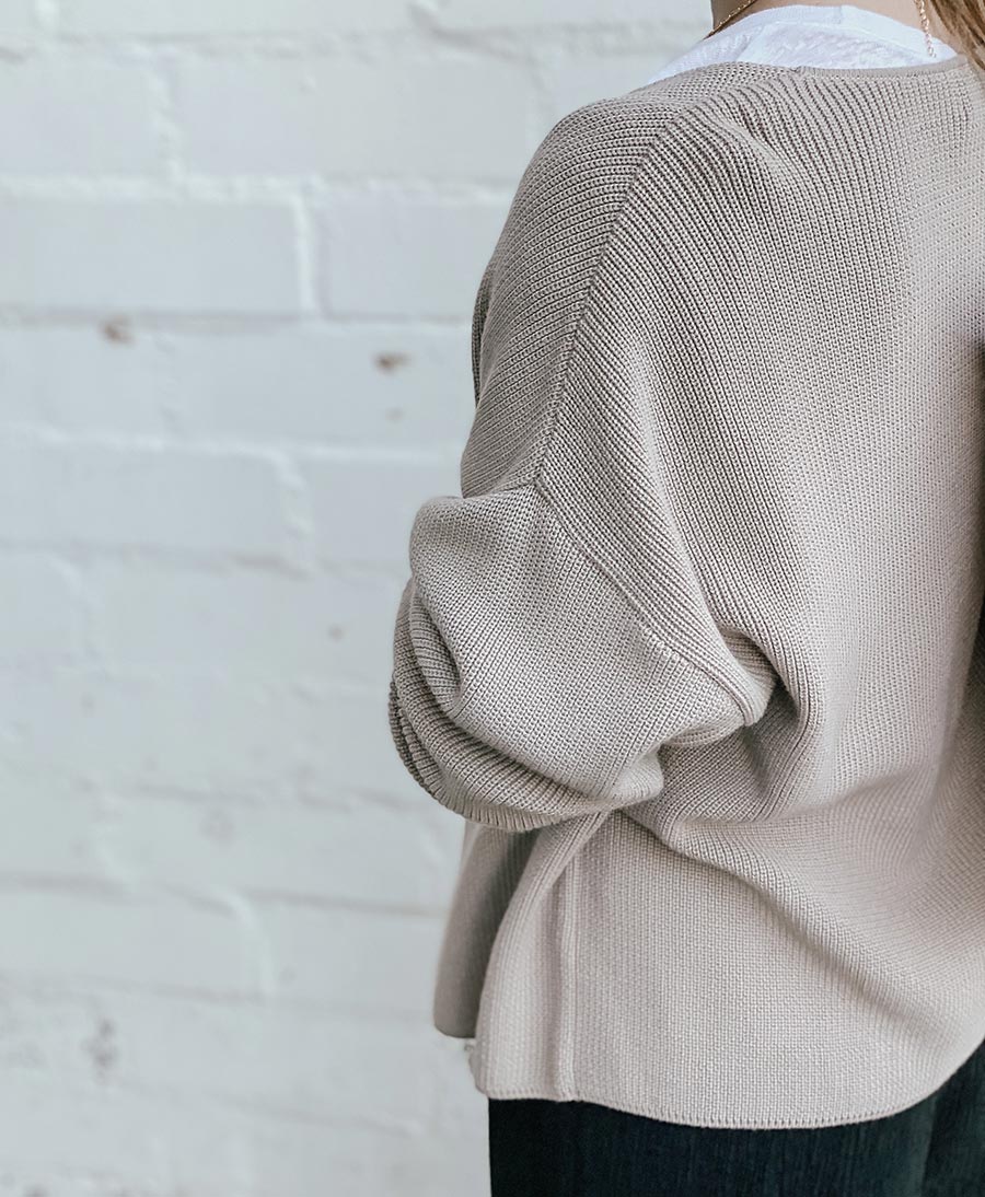 Strickcardigan Taupe von Diarte - Secondhand - Diarte - clomes