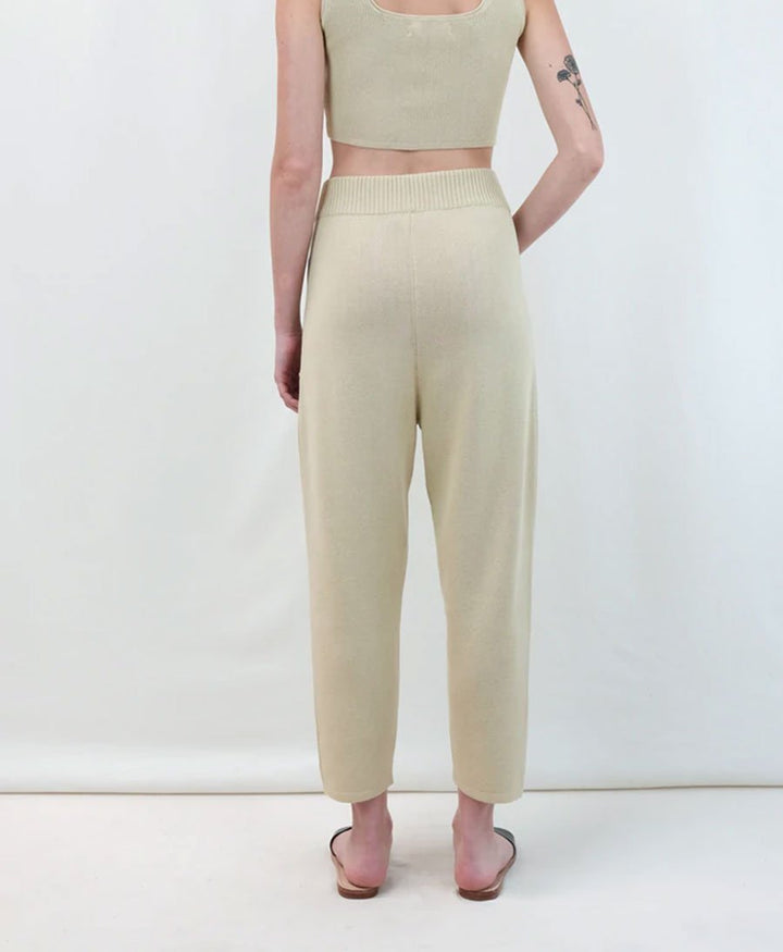 Strickhose - Knit Trouser Straw - Micaela Greg - clomes