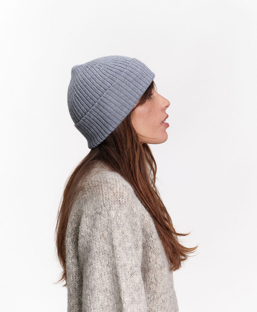 Strickmütze CHARLIE Beanie - Cloudy Blue