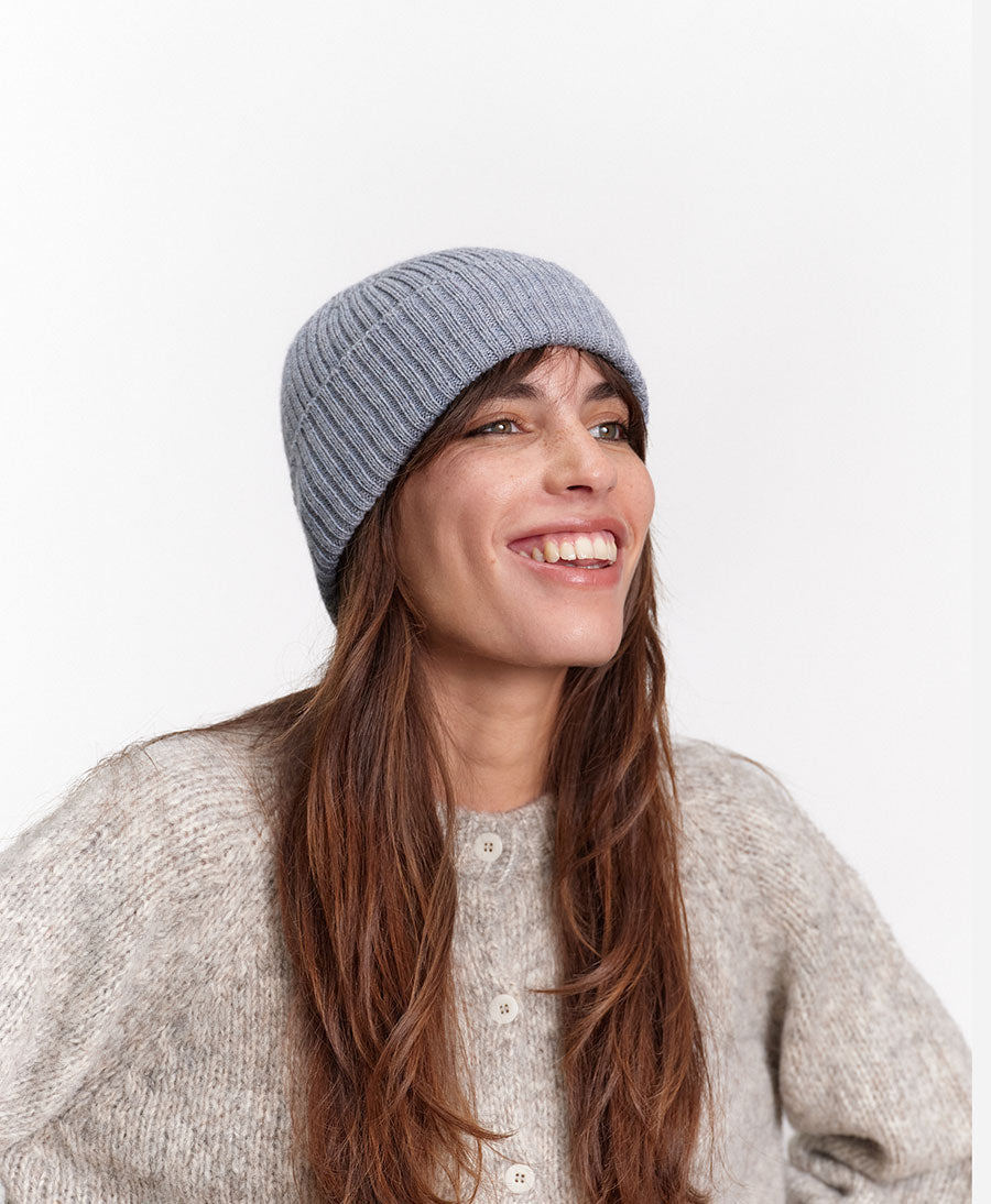 Strickmütze CHARLIE Beanie - Cloudy Blue