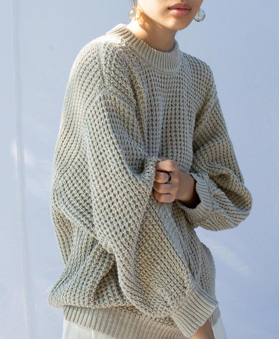 Strickpullover Aloe Waffle Sweater - Secondhand - Micaela Greg - clomes